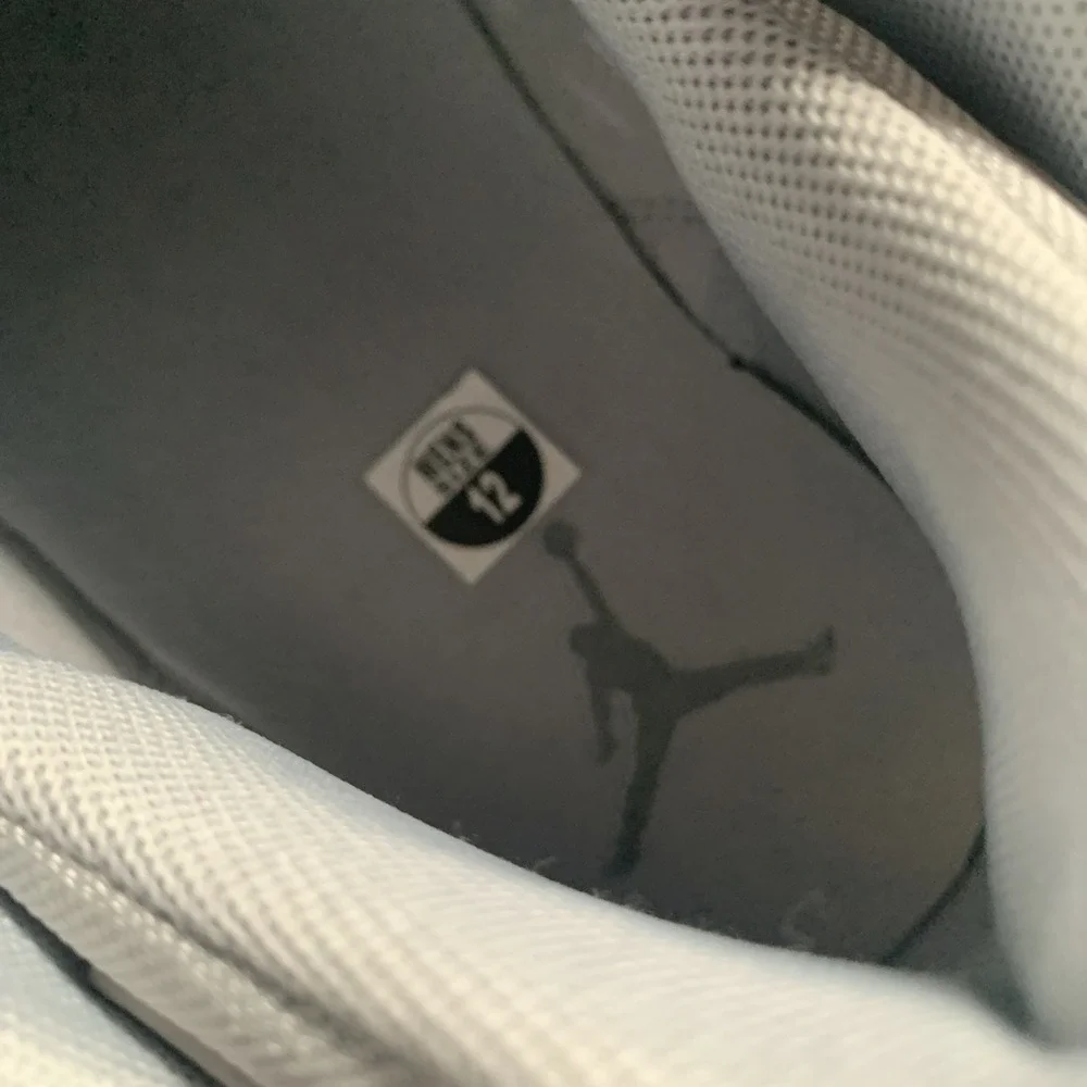 Nike JORDAN Flight Origin 4 Basketball‎ Shoes Cool Gray Men's 12 #921196 005 NEW